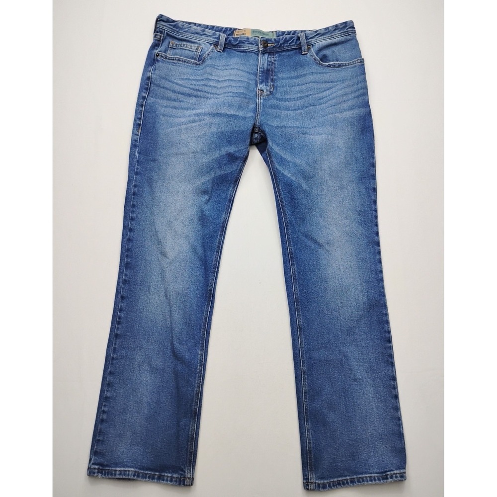 Rock & Roll Jeans Revolver Straight Slim Leg Jeans Blue Western Men's 42x34